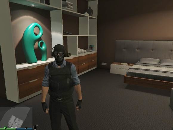 俠盜獵車手5 (GTA 5) 卡幽靈套裝頭部圖文教學