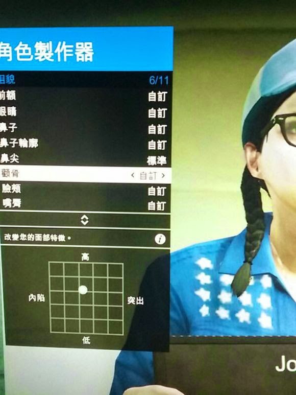 俠盜獵車手5 (GTA 5) 美女捏臉資料