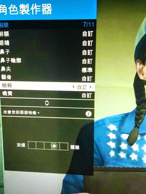 俠盜獵車手5 (GTA 5) 美女捏臉資料