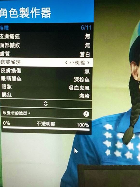 俠盜獵車手5 (GTA 5) 美女捏臉資料