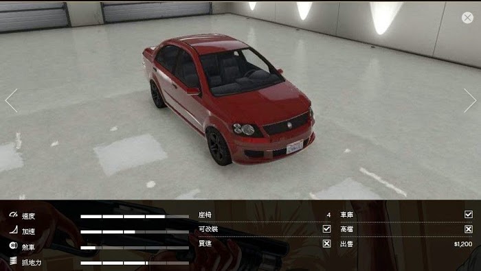 俠盜獵車手5 (GTA 5) 十輛最稀有載具性能與取得方法