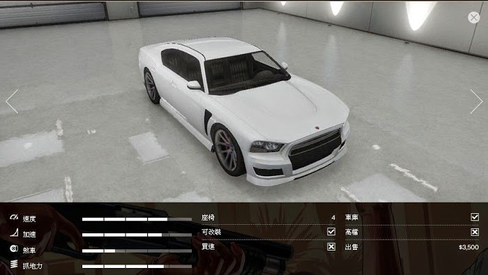 俠盜獵車手5 (GTA 5) 十輛最稀有載具性能與取得方法