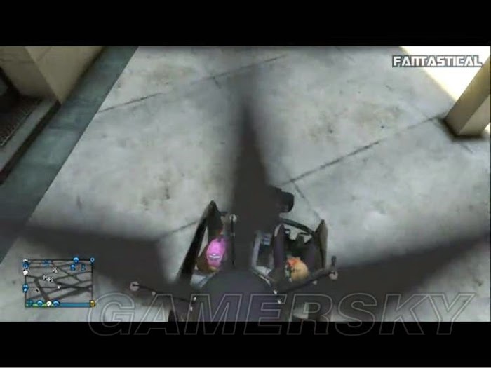 俠盜獵車手5 (GTA 5) 經過地底世界 將飛機停入地下車庫圖文教學