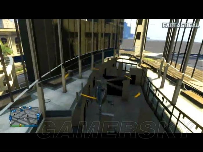 俠盜獵車手5 (GTA 5) 經過地底世界 將飛機停入地下車庫圖文教學