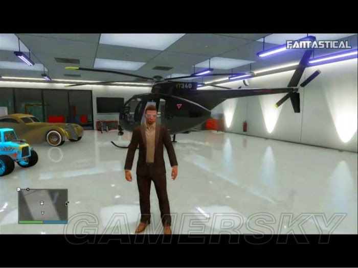 俠盜獵車手5 (GTA 5) 經過地底世界 將飛機停入地下車庫圖文教學