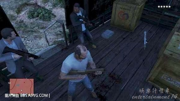 俠盜獵車手5 (GTA 5) 五星下虐警察最佳位置