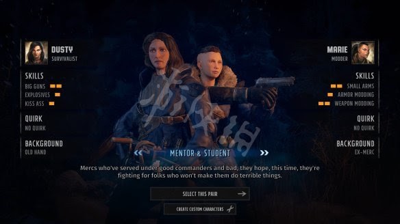 荒野遊俠3 (Wasteland 3) 角色介紹圖文攻略