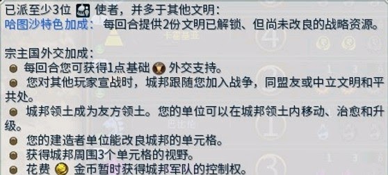 文明帝國 6 全城邦宗主加成評析