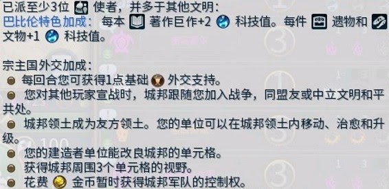 文明帝國 6 全城邦宗主加成評析