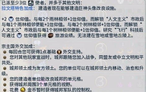 文明帝國 6 全城邦宗主加成評析