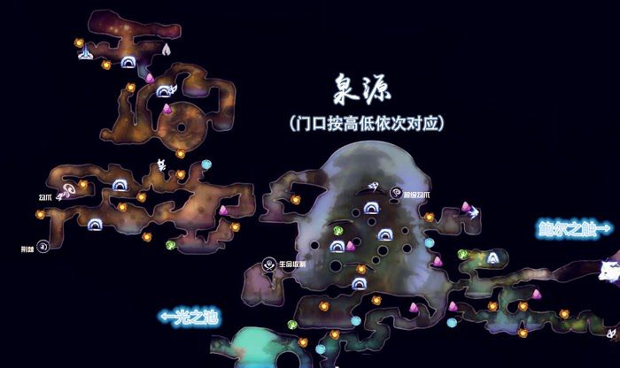 聖靈之光2 (Ori and the Will of the Wisps) 全收集大地圖