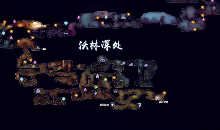 聖靈之光2 (Ori and the Will of the Wisps) 全收集大地圖