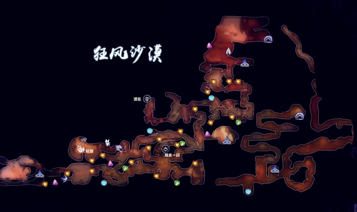 聖靈之光2 (Ori and the Will of the Wisps) 全收集大地圖
