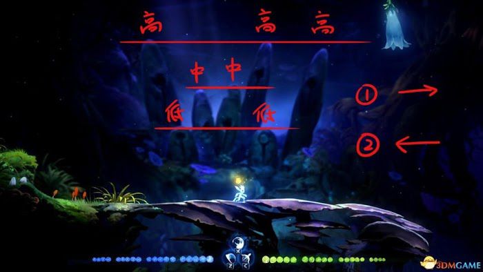 聖靈之光2 (Ori and the Will of the Wisps) 水墨沼澤左下角隱藏房間進入方法