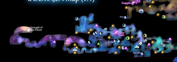 聖靈之光2 (Ori and the Will of the Wisps) 全收集位置地圖