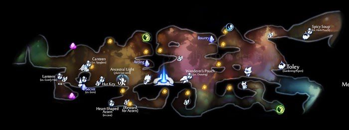 聖靈之光2 (Ori and the Will of the Wisps) 全收集位置地圖
