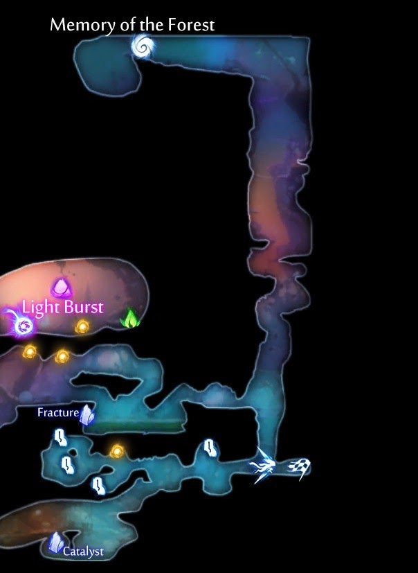 聖靈之光2 (Ori and the Will of the Wisps) 全收集位置地圖