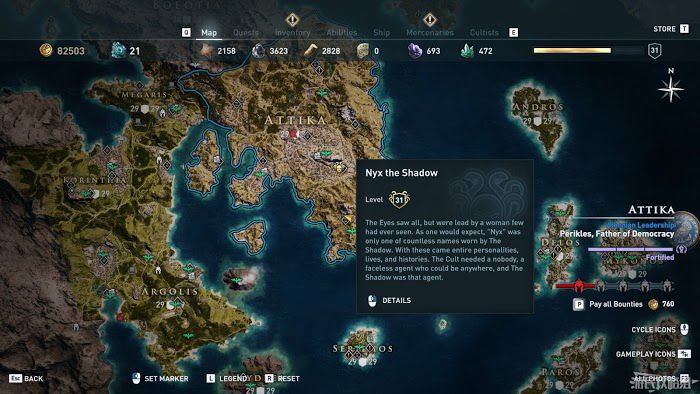 刺客教條 奧德賽 (Assassin's Creed Odyssey) 所有傳奇武器面板資料與取得方法分享