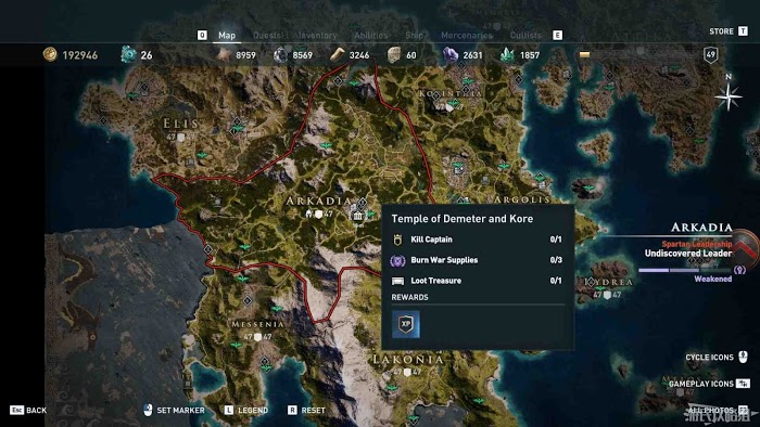 刺客教條 奧德賽 (Assassin's Creed Odyssey) 所有傳奇武器面板資料與取得方法分享