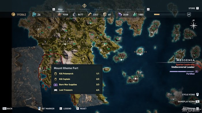 刺客教條 奧德賽 (Assassin's Creed Odyssey) 所有傳奇武器面板資料與取得方法分享