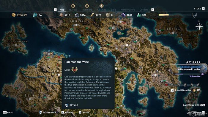 刺客教條 奧德賽 (Assassin's Creed Odyssey) 所有傳奇武器面板資料與取得方法分享