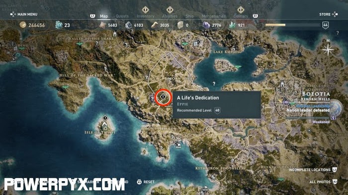 刺客教條 奧德賽 (Assassin's Creed Odyssey) 支線任務圖文全解