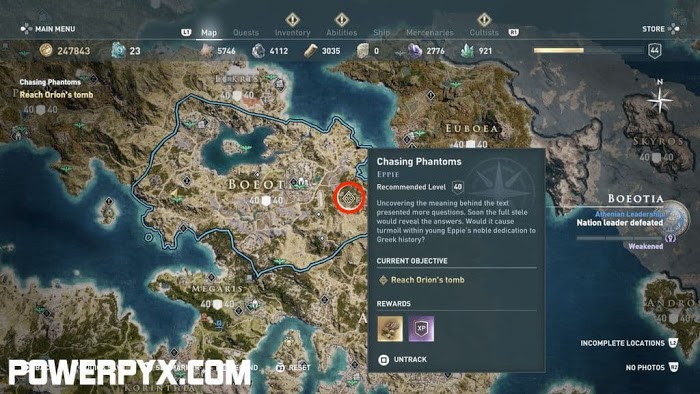 刺客教條 奧德賽 (Assassin's Creed Odyssey) 支線任務圖文全解