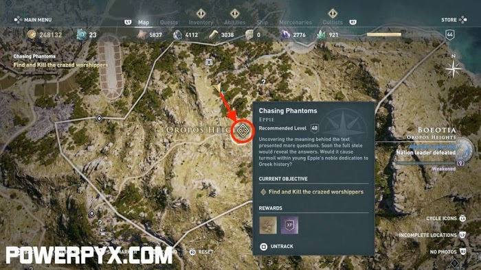刺客教條 奧德賽 (Assassin's Creed Odyssey) 支線任務圖文全解