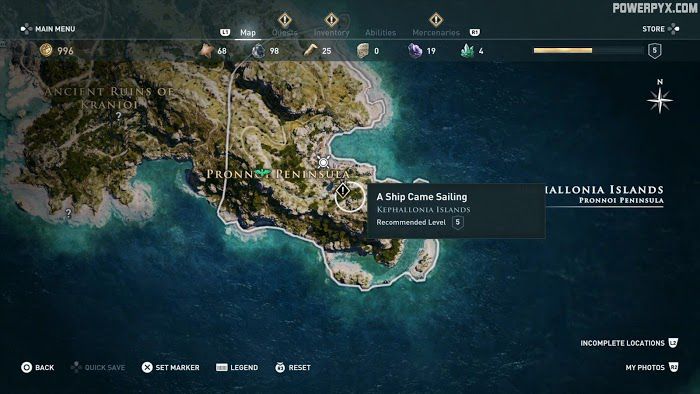 刺客教條 奧德賽 (Assassin's Creed Odyssey) 支線任務圖文全解