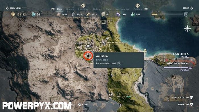 刺客教條 奧德賽 (Assassin's Creed Odyssey) 支線任務圖文全解