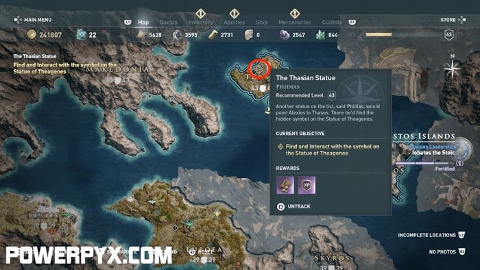 刺客教條 奧德賽 (Assassin's Creed Odyssey) 支線任務圖文全解