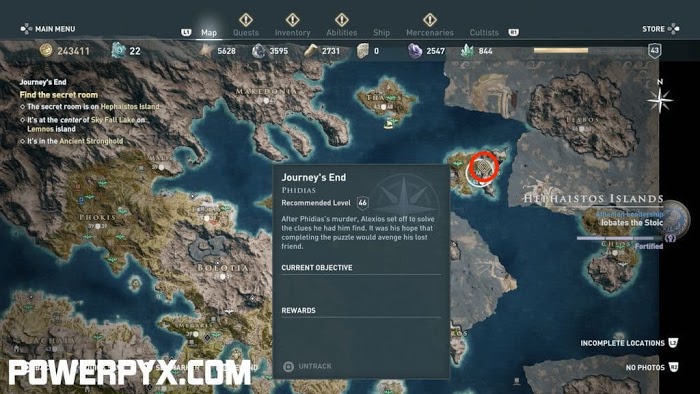 刺客教條 奧德賽 (Assassin's Creed Odyssey) 支線任務圖文全解