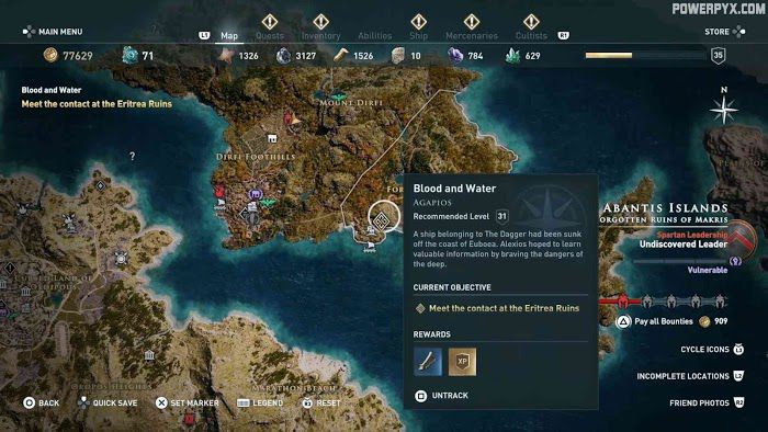 刺客教條 奧德賽 (Assassin's Creed Odyssey) 支線任務圖文全解