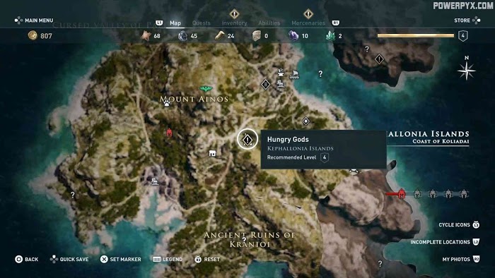 刺客教條 奧德賽 (Assassin's Creed Odyssey) 支線任務圖文全解
