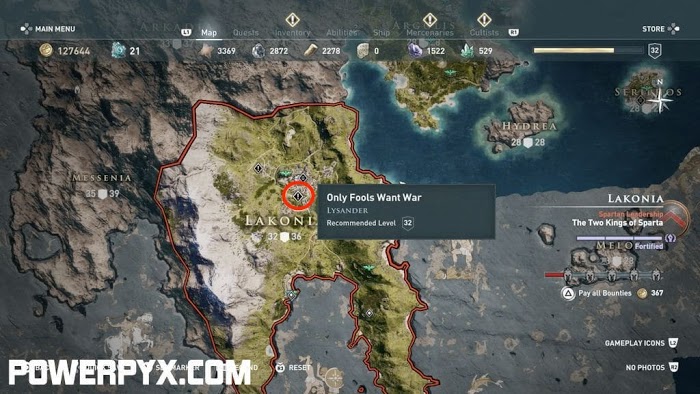 刺客教條 奧德賽 (Assassin's Creed Odyssey) 支線任務圖文全解