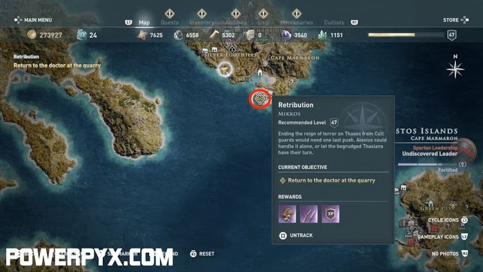 刺客教條 奧德賽 (Assassin's Creed Odyssey) 支線任務圖文全解