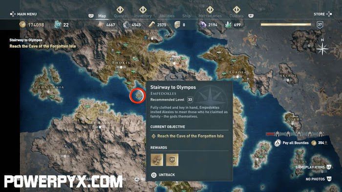 刺客教條 奧德賽 (Assassin's Creed Odyssey) 支線任務圖文全解