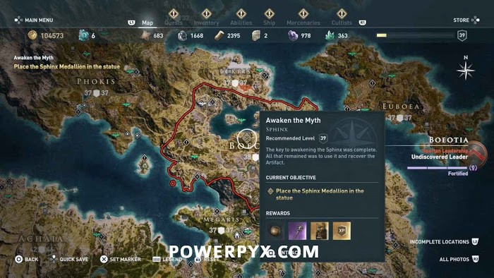 刺客教條 奧德賽 (Assassin's Creed Odyssey) 支線任務圖文全解