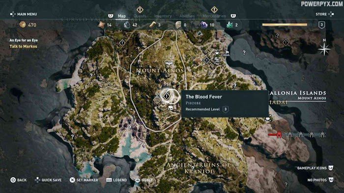 刺客教條 奧德賽 (Assassin's Creed Odyssey) 支線任務圖文全解