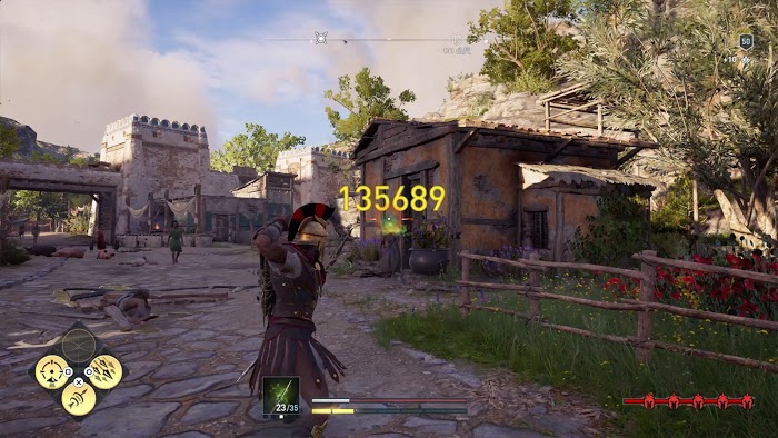 刺客教條 奧德賽 (Assassin's Creed Odyssey) 毒火箭、箭雨與毀滅射擊傷害測試