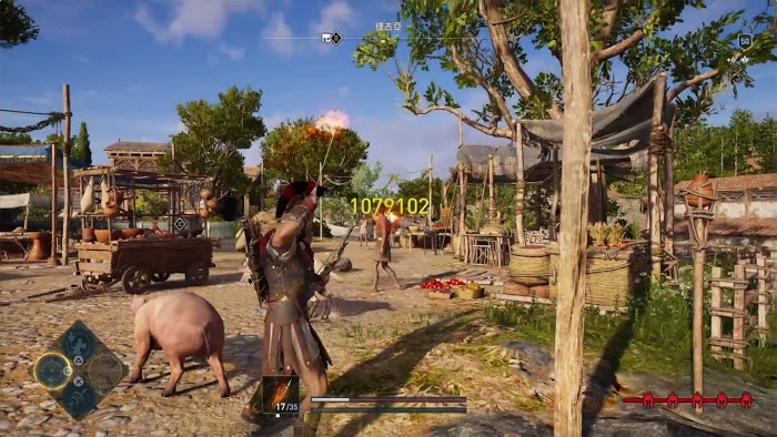 刺客教條 奧德賽 (Assassin's Creed Odyssey) 毒火箭、箭雨與毀滅射擊傷害測試