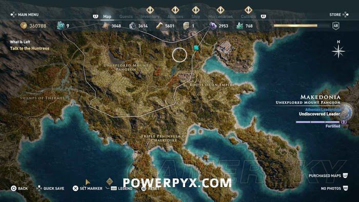 刺客教條 奧德賽 (Assassin's Creed Odyssey) 全古老刻寫板位置地圖
