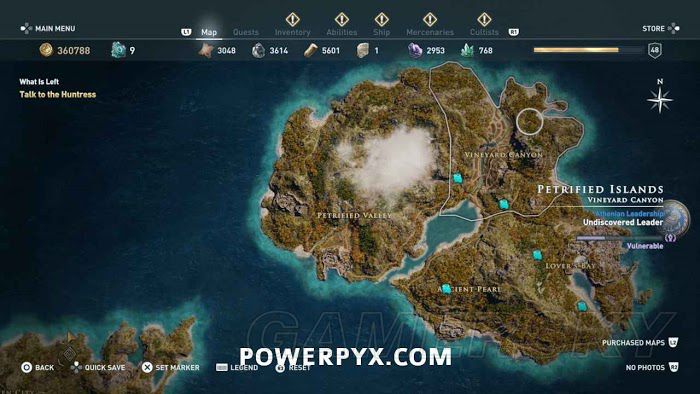 刺客教條 奧德賽 (Assassin's Creed Odyssey) 全古老刻寫板位置地圖