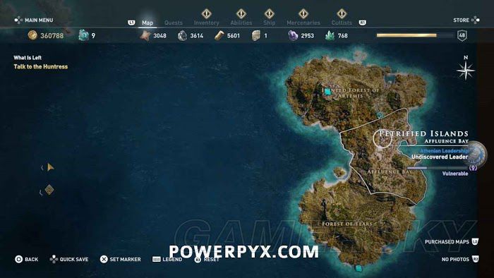 刺客教條 奧德賽 (Assassin's Creed Odyssey) 全古老刻寫板位置地圖
