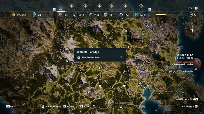 刺客教條 奧德賽 (Assassin's Creed Odyssey) 全地圖技能點分佈分享