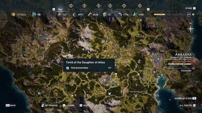 刺客教條 奧德賽 (Assassin's Creed Odyssey) 全地圖技能點分佈分享