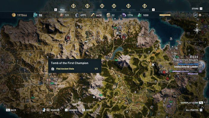 刺客教條 奧德賽 (Assassin's Creed Odyssey) 全地圖技能點分佈分享