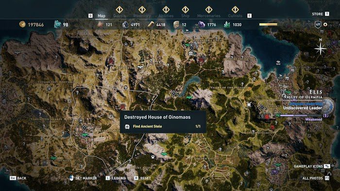 刺客教條 奧德賽 (Assassin's Creed Odyssey) 全地圖技能點分佈分享