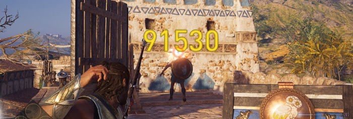 刺客教條 奧德賽 (Assassin's Creed Odyssey) 戰士、刺客與獵人紫裝實戰傷害資料對比