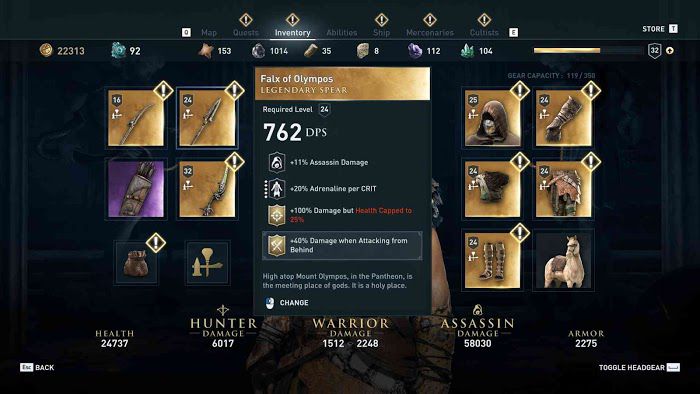 刺客教條 奧德賽 (Assassin's Creed Odyssey) 1.03版越13級殺傭兵方法教學